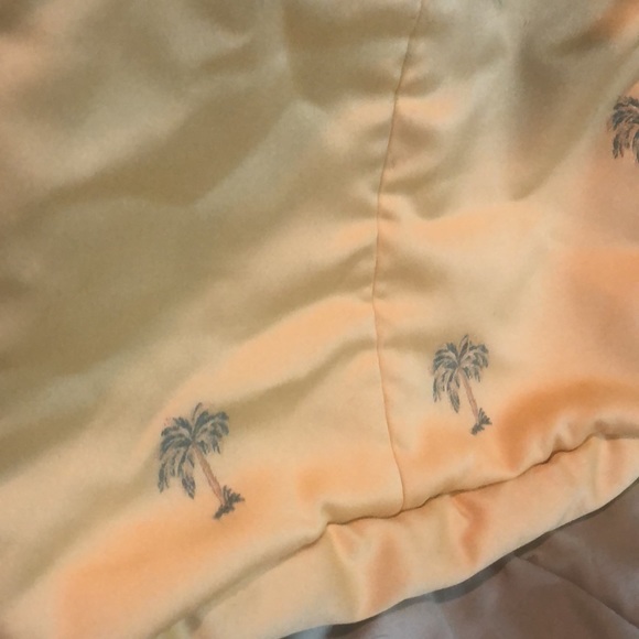 Tropical Yellow green knotted palm tree bag Hawaii Palm Springs teen tiny tote - Picture 2 of 9